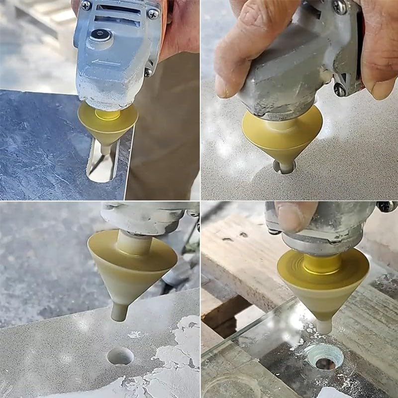 Diamond Cone Tile Bit,Diamond Beveling Chamfer Bit,Countersink Drill Bits for Holes Shaping Trimming Tile Marble Glass Granite