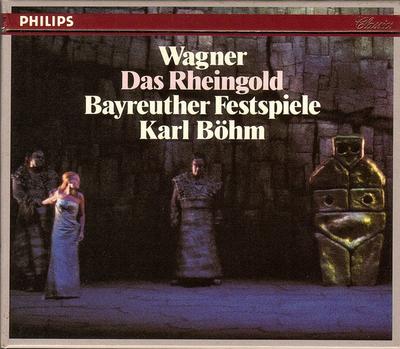 CD WAGNER, BOHM; BAYREUTH FESTIVAL ORC - Wagner: Das Rheingold 4124752 Philips 1990 Germany Classical Used