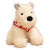 Soft Dog Stuffed Animal Stuffed Dog Plush for Sofa & Adults 22cm White