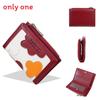 Ladies Short Wallet With Geometric Pattern Pu Material For Daily Use And Card Storage