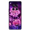 For Infinix Zero 40 5G Case Black Silicone TPU Painted Planet Cover Luxury Animal Case For Infinix Zero 40 4G Luxury FlowerFunda
