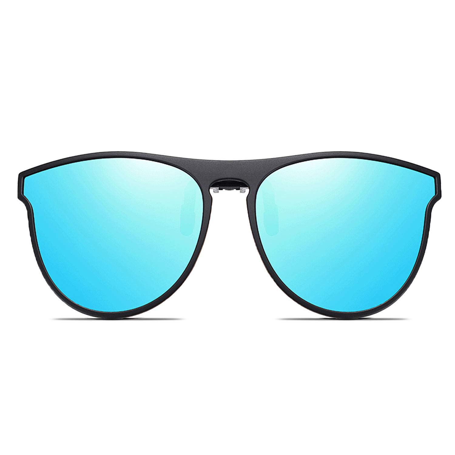 

Anti-Reflective UV Protection Driving Eyeglasses Glasses Prescription Glasses Clip-on Sunglasses Flip Up black синий