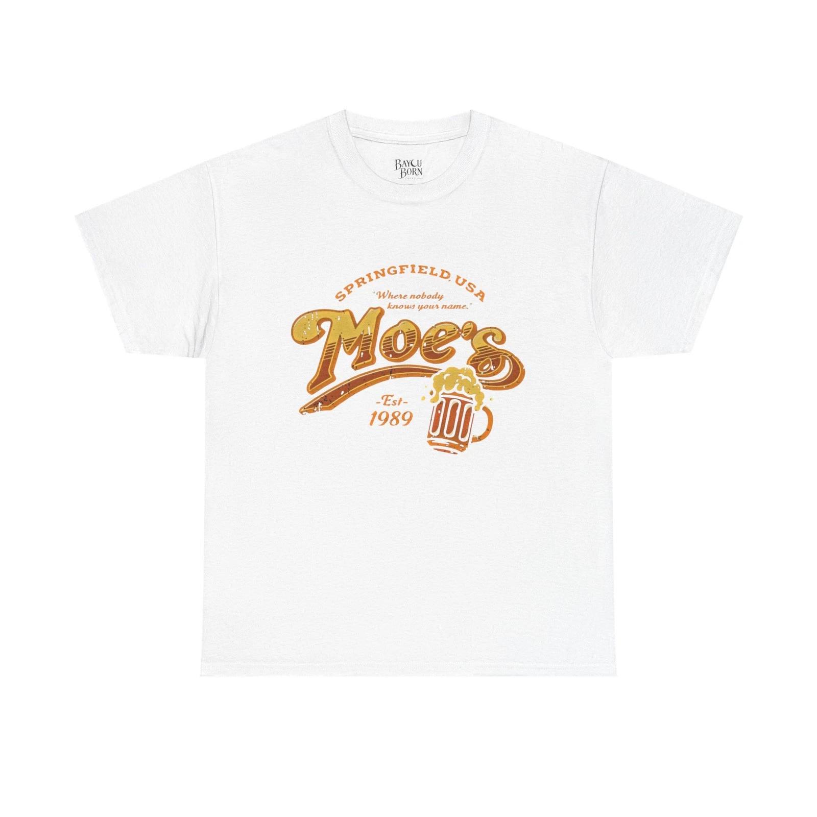 Moe s Brewery logo T-Shirt Springfield beer pub graphic tee XL