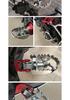 N-STAR Beast 650 Stainless Steel Rotating Foot Pegs - Wide Nail Surface for Motorcycles