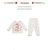 Girls' Modal Long Sleeve Pajamas - Cute Princess Design for Spring, Autumn, and Summer.