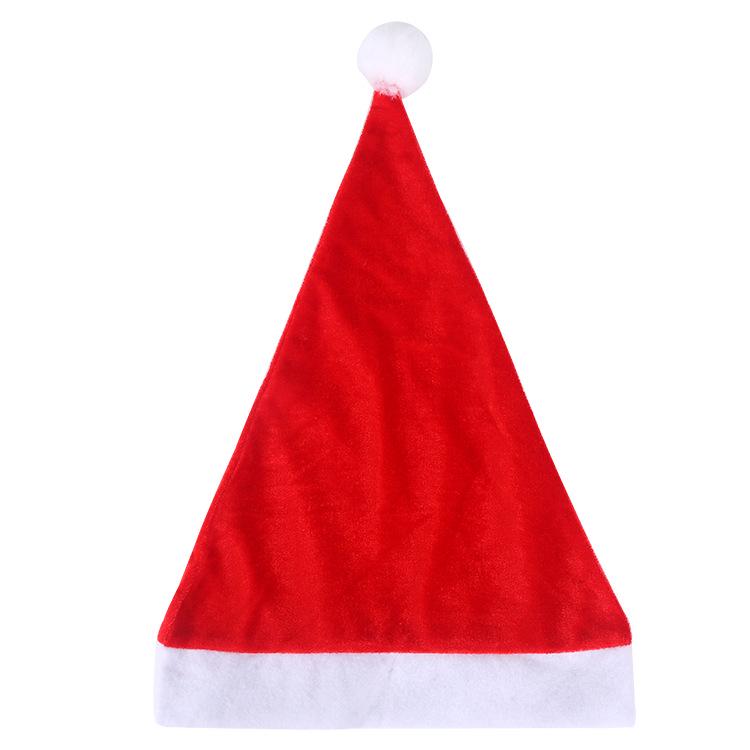 Santa Claus Small Christmas Plush Hat for Adults & Children: Party Dress-Up Decoration
