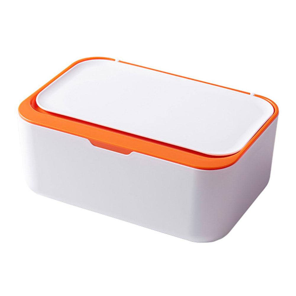 

1pc Wet Wipes Storage Box With Lid Home Desktop Tissue Dispenser Napkin Case Desktop Coffee Table Drawer Paper Box