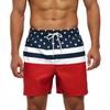 DATIFER Short de Sport pour Homme Maillot de Bain Nouveau Style Polyester Impression Fitness Pantalon de Plage Surfing Maillot de Bain