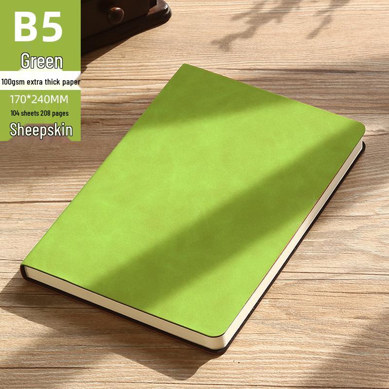 High-Quality A5 Leather Softcover Notebook for Students and Professionals