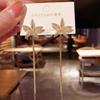 New Trendy Korean Crystal Star Moon Dangle Earrings For Women Exquisite Flowers Long Tassel Earring Girl Party Jewelry Gifts