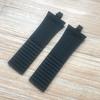 Brand 26mm*22mm Blue Brown Black Silicone Rubber Watchband Fit For Porsche Design P6360  Watch Accessories Strap Belt  Bracelet
