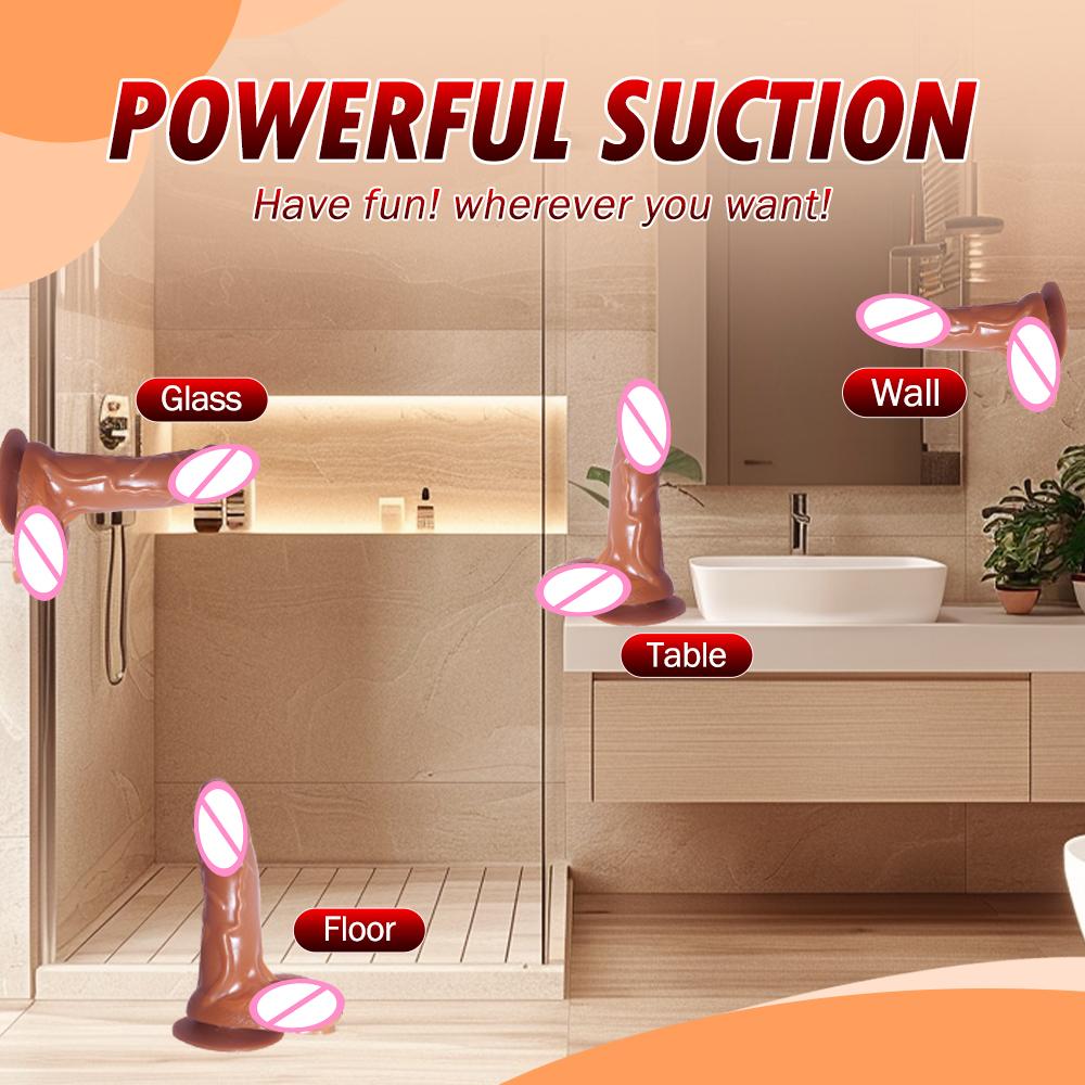 Sexspielzeug für Erwachsene Realistischer Dildo G-Punkt Vagina Anale Stimulation Aufblasbarer Penis Dildos Analtrainer Sexspielzeug für Erwachsene für Frauen