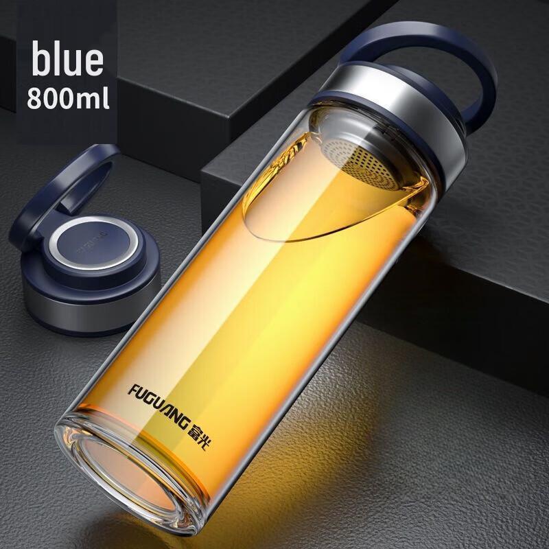 FUGUANG Portable Single-Layer Tea Infuser Glass Bottle