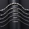 Fashion Stainless Steel Beads Necklace Link Bamboo Neck Chain for Men Women No Fade Collar Choker Copper Color Metal Jewelry