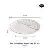 10.6-inch Ceramic Rock Pattern Dinner Plate