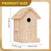 DIY Bird House Kit Woodworking Crafts Shelter Woodcraft Building Projects for Indoor Outdoor