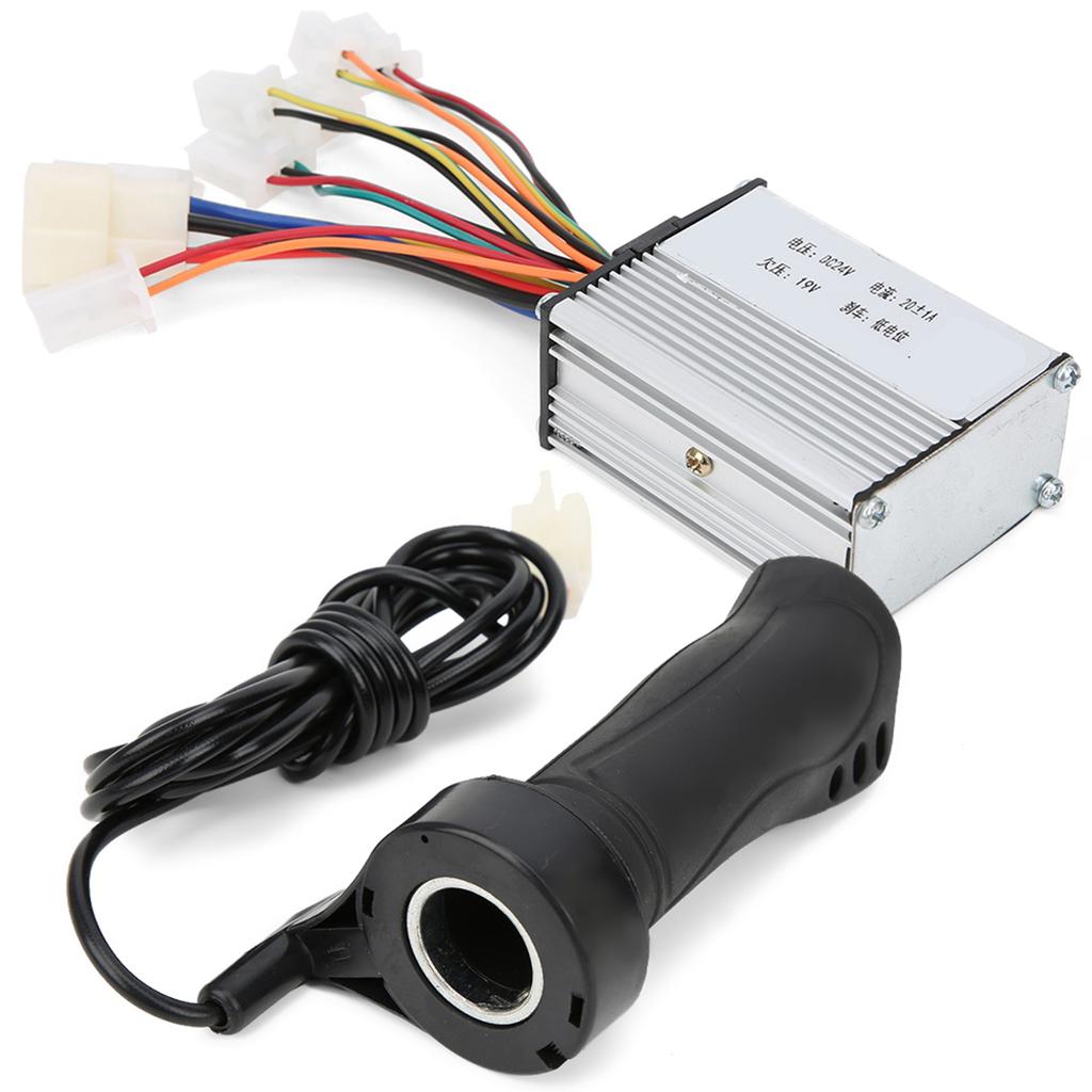 Ελεγκτής βούρτσας 24V 250W Extended Cable Single Hand Grip Set Ηλεκτρικό τιμόνι ποδηλάτου