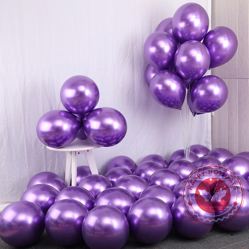 

Gold Chrome Balloon Happy Birthday Decor Silver Blue Green Red Latex Balloons Wedding Decoration Baby Shower Globos Kids Toys 10inch 20pcs фиолетовый