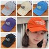 Korean Style Sun Protection Hat Solid Color Peaked Cap Retro Quick-Drying Baseball Cap  Girl