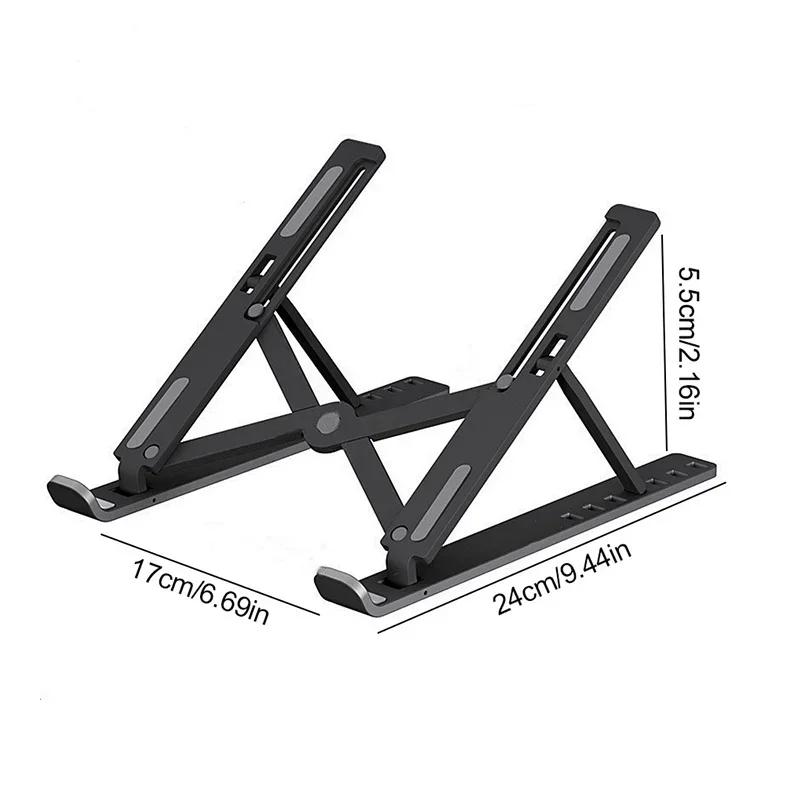 Portable Laptop Stand Foldable Support Base Notebook Stand For Computer Laptop Holder Cooling Pad Riser Macbook Stand  Laptop