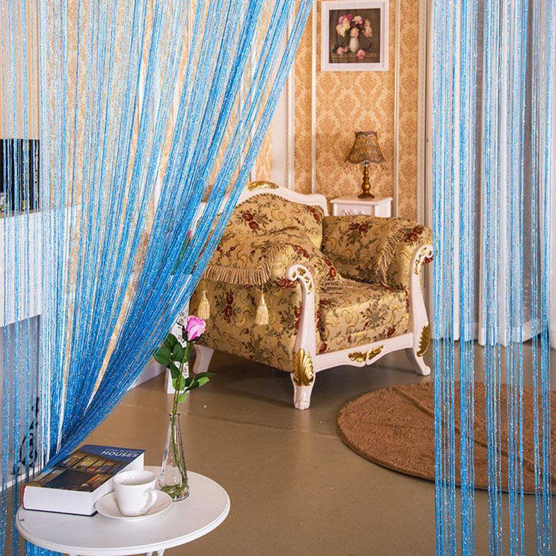 Premium Quality Glitter String Door Curtain Panels Ideal For Room Dividers And Fly Screens