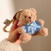Cool Plush Bear Keychain Cute Cartoon Doll Pendant Couple Bag Ornament Creative Gift