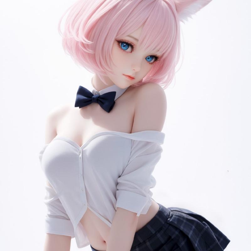 110cm Men's Sex Doll Pink Bestiality Furry Anal Sex Masturbation Cup Adult Erotic Sex Toy