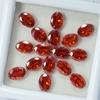 Orange Sapphire Oval Cut 9 Pcs Natural CERTIFIED Loose Gemstone 7x5 MM Lot S-43859