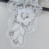 Dreidimensionale Perlen Pailletten Spitze Blume Stoffaufkleber Hochzeitskleid Kleid Dekorative Applikation DIY Zubehör