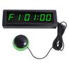 Digital Wall Clock 7   Color Timer Function 6 Digits Electric Wall Clock with Remote Control for Living Room Bedroom Kitchen  