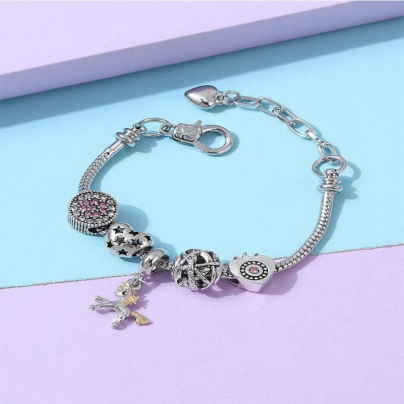 Fashion Multi-Element Rhinestone Beaded DIY Bracelet Jewelry