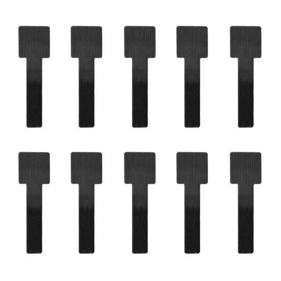 10/50Pcs Cable Organizer Tie Adhesive Adjustable Reusable Office Desk Power Tape Cord Wrap Wire Management