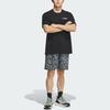 Adidas X National Geographic Graphic Print Outdoor Sports Short Sleeve T-Shirt Men Tops Black IS9515
