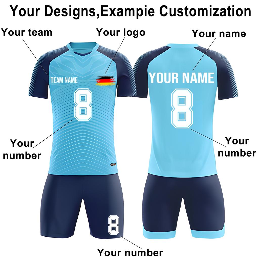 Kit de camisas personalizadas masculinas meninas com número de nome camisas de futebol personalizadas para meninos terno de treinamento