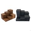 6 Pieces Wooden Square Cupcake Stand Holder Dessert Shelf Perfume Organizer for Candles