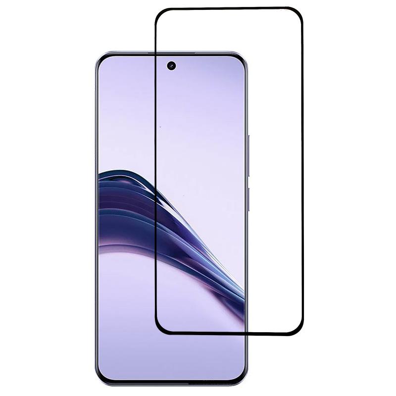 

Для Realme 14 Pro Lite 5G Захисне скло для екрана Шовкотрафаретний друк Повне покриття Повний клей Вигнута плівка із загартованого скла Type A