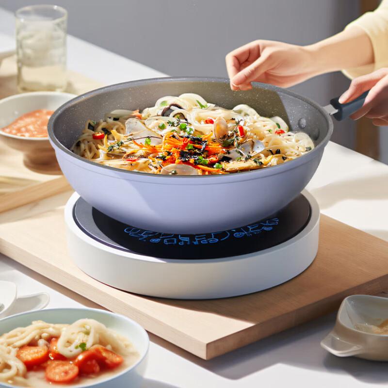 Cooker King Artisan Purple Maifan Stone Non-Stick Wok