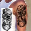 1 Sheet Lion King With Baby Temporary Tattoos For Men Women Family Style Tatoos Long Lasting Waterproof Fake Arm Tattoo Stickers