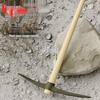 Junshi Outdoor Steel Pickaxe with Handle