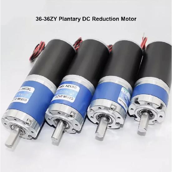 100KG 36MM 36ZY 12V/24V Całkowicie Metalowy Silnik z Przekładnią Planetarną Mikro Silnik DC Silnik Rury Stalowej Wysoki Moment Obrotowy Wał w Kształcie D/H