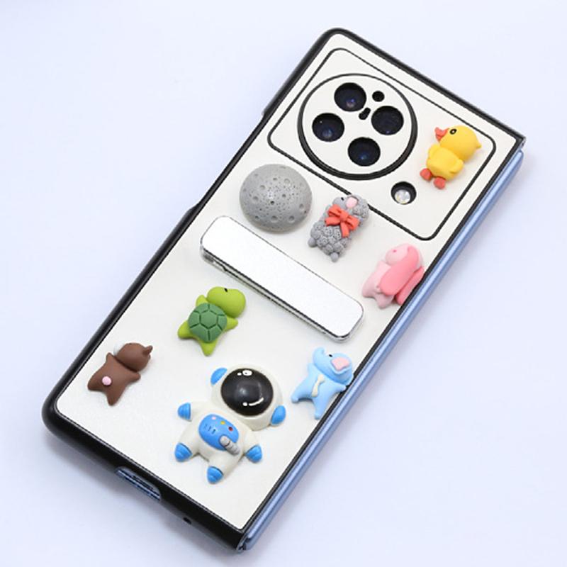 Funny 6pcs Cute Car Ornaments Car Center Console Display Screen Car Rearview Mirror Bike Little Turtle Cute Pendant Doll