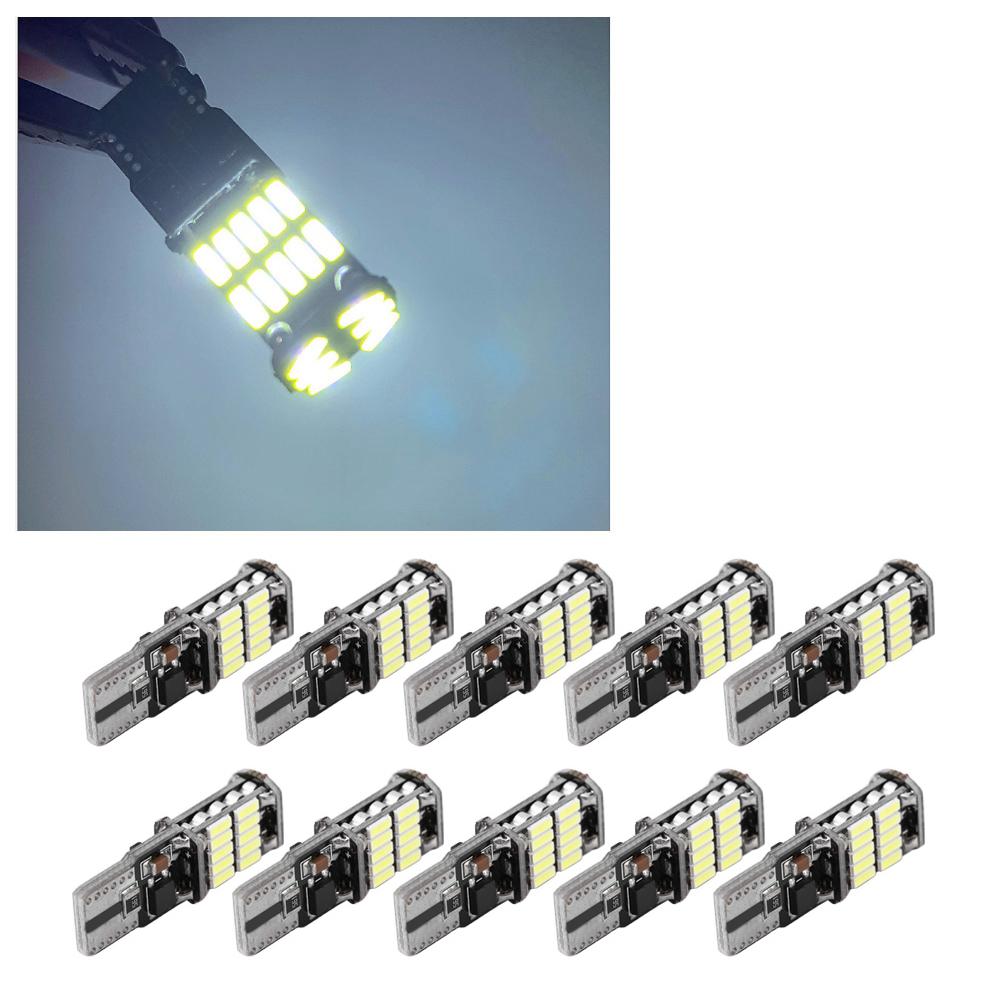 10pcs T10 4014 26SMD Car Decoding LED Canbus Bulb Error Free Side Marker License Plate Light