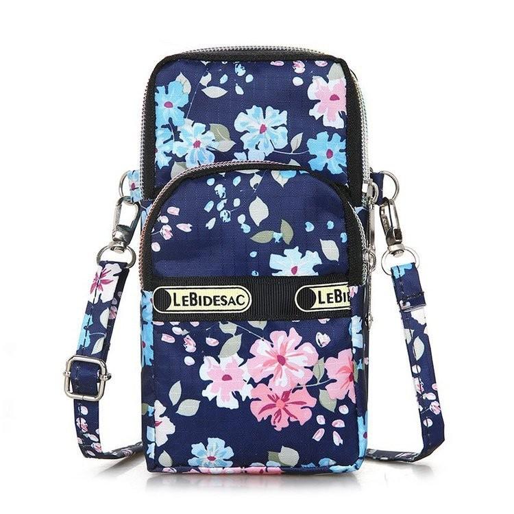 Elegant Retro Nylon Phone Pouch For Women With Eye-catching Designs And Colors