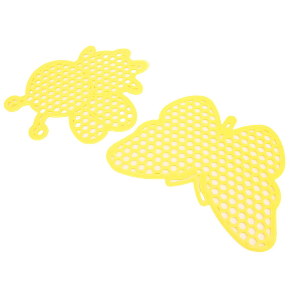 2 Pcs Floating Bee Island Secure Landing Spot Decorative Floating Bee Water Station for Outdoor