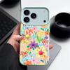Artistic Full-Cover Gradient Floral Pattern Flexible Shockproof TPU Case for iPhone 17 Pro Max Air 16e 16 15 14 13