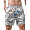 Summer 3D Beach Scenery Print Shorts Fashionable Casual Beach Men's Shorts