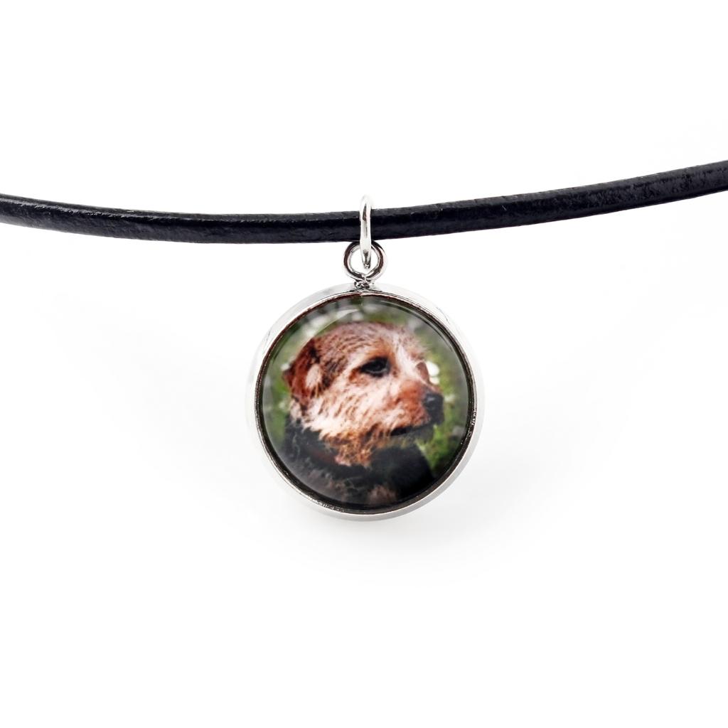Norfolk Terrier – Necklace pendant with your photo, handmade | Art-Dog