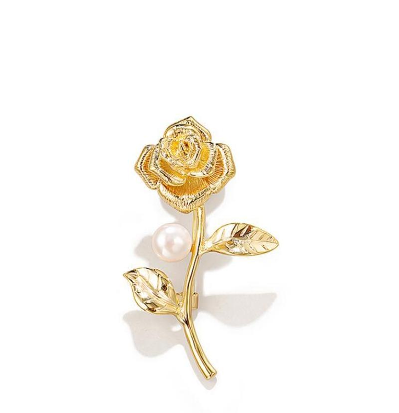 Romantic Rose Brooch, Exquisite and Fashionable Jewelry Shirt for Men and Women, Suit Backpack Accessories, Birthday Party Gift