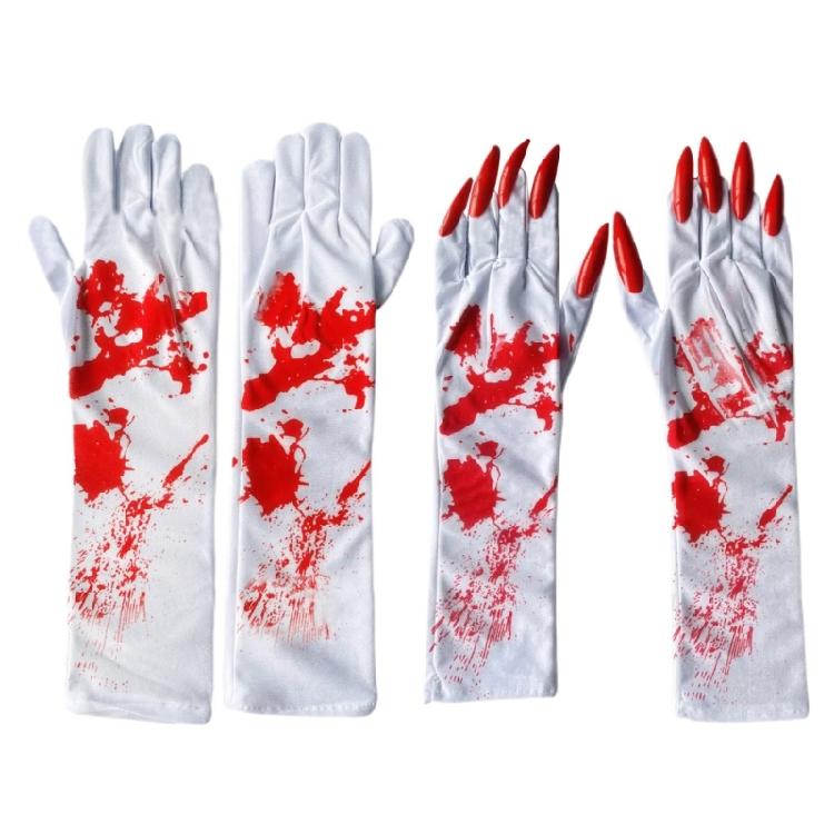 Halloween Skeleton Gloves Stocking for Cosplay Wear and Halloween Themed Party
