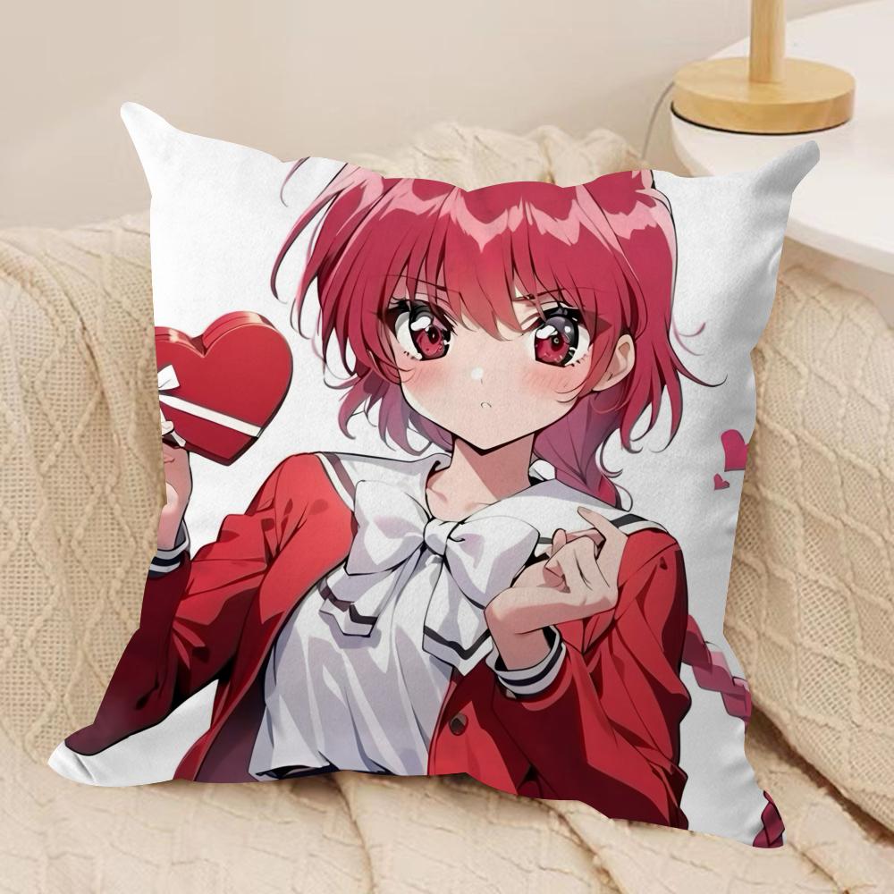 anime Mmagic knight rayearthS Cushion Cover Soft Plush Fabric DoubleSided Printed Cushion Covers for All Seasons Home Decor